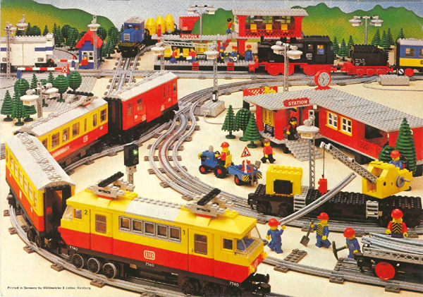 Trains Lego époque 12V