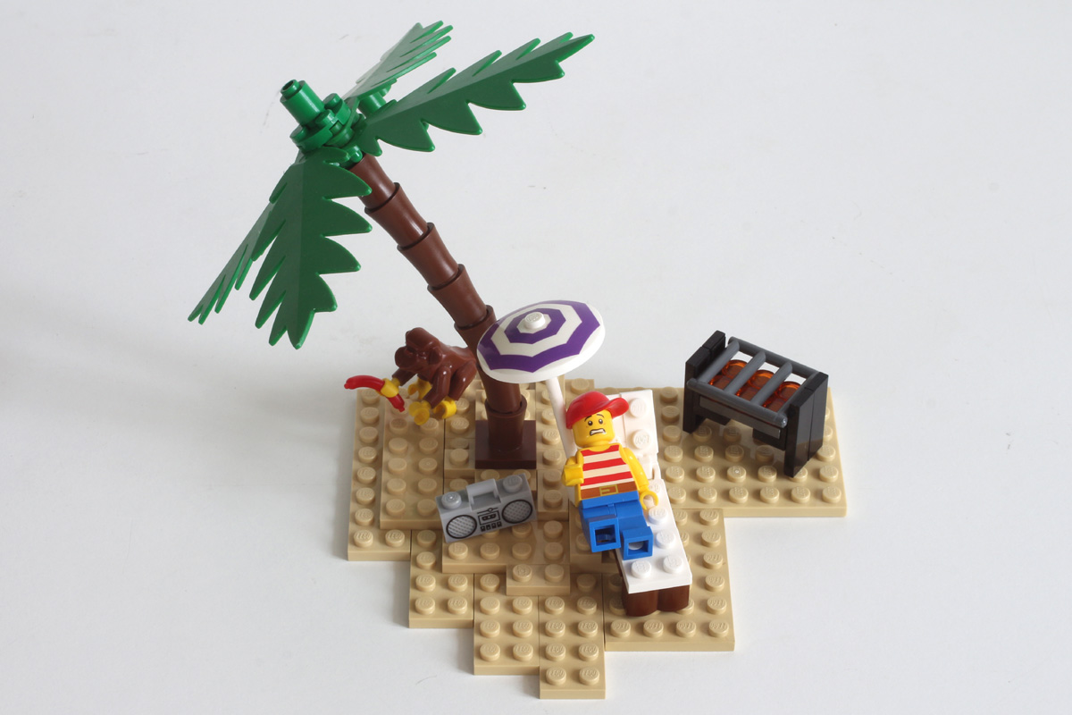île Lego beaucoup de vent