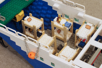 dortoir bateau Lego