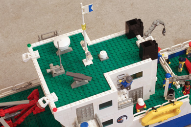 toit bateau Lego
