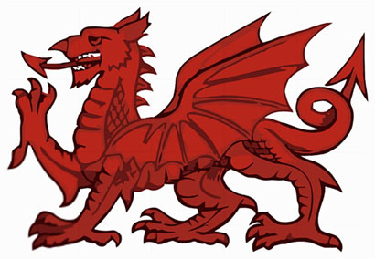 dragon rouge du Pays de Galles