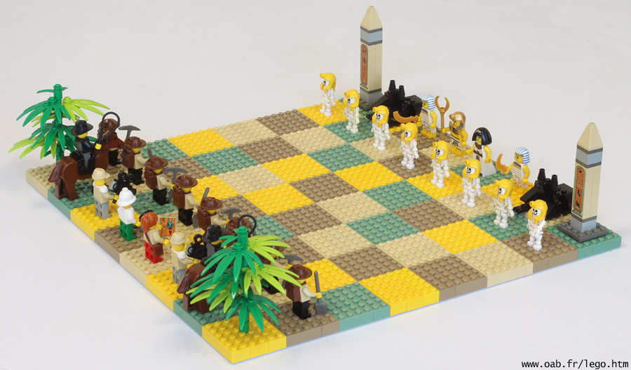 Jeu d'échecs Égypte Lego