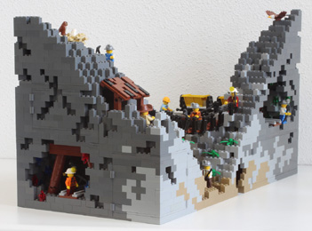 Bergwerk Lego