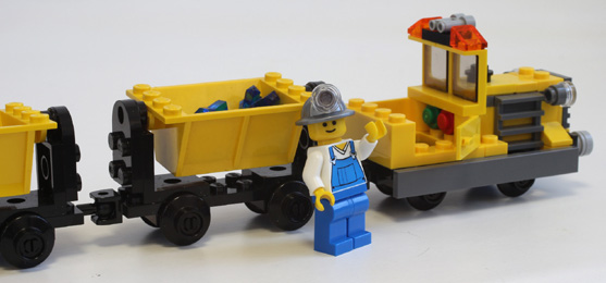 train mine Lego