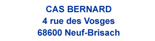 Adresse Cas Bernard