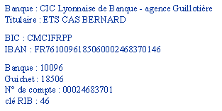 Virement Cas Bernard