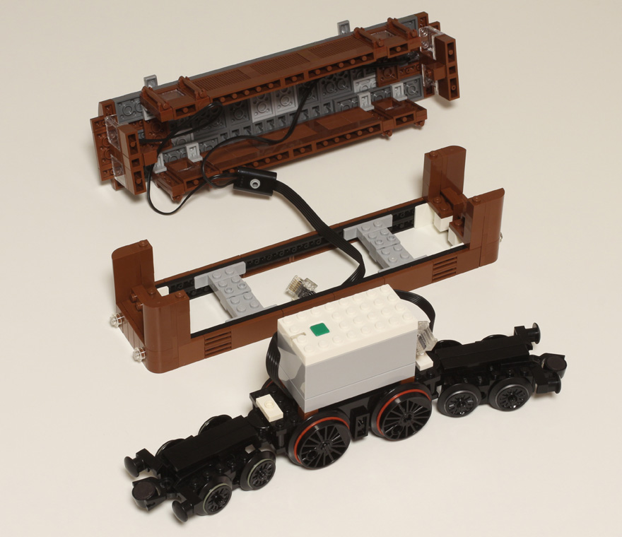 détail locomotive Lego Powered Up