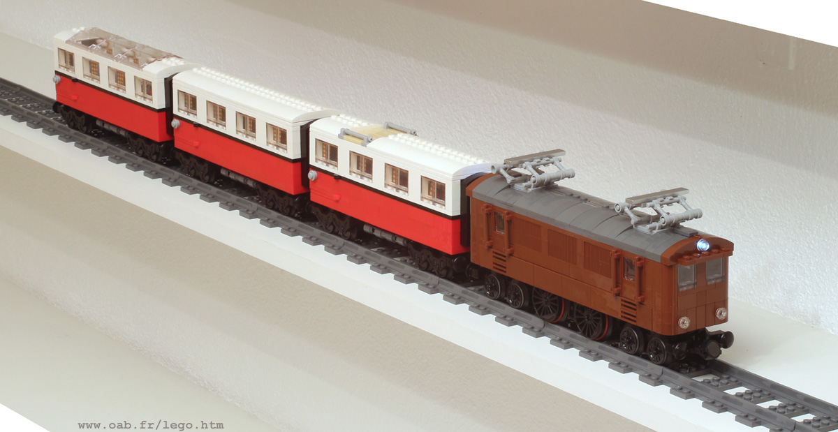 train Lego wagons combi VW 10220