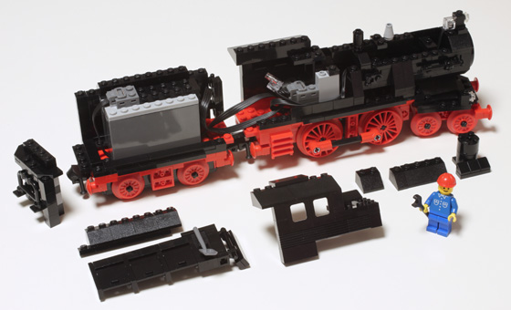 détail locomotive Lego