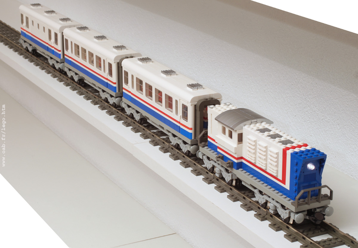 Train Lego 9V style 5580