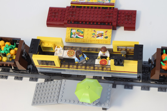 wagon pizza Lego