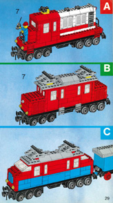 locomotives Lego 7777