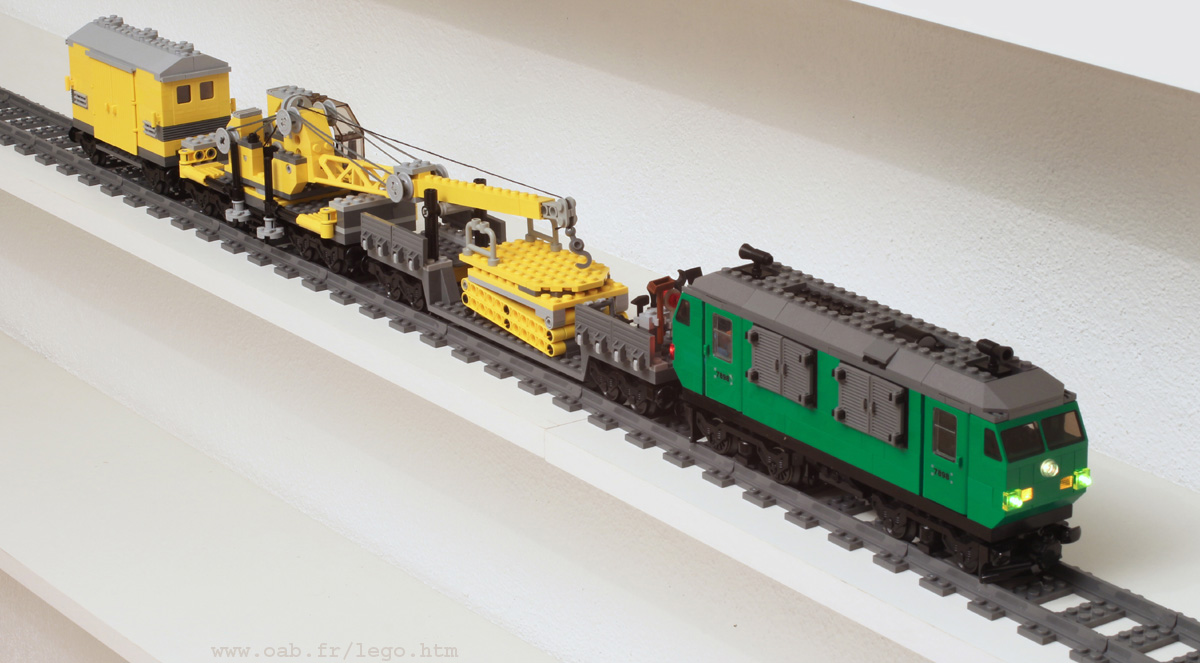 train wagon grue Lego
