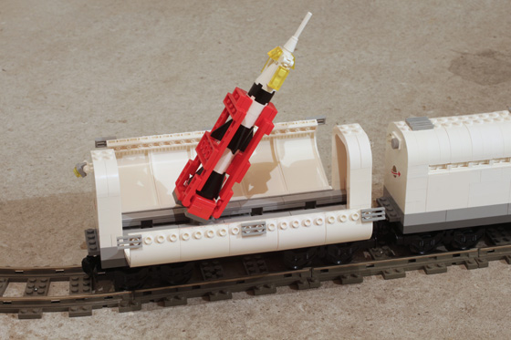 wagon fusée Lego