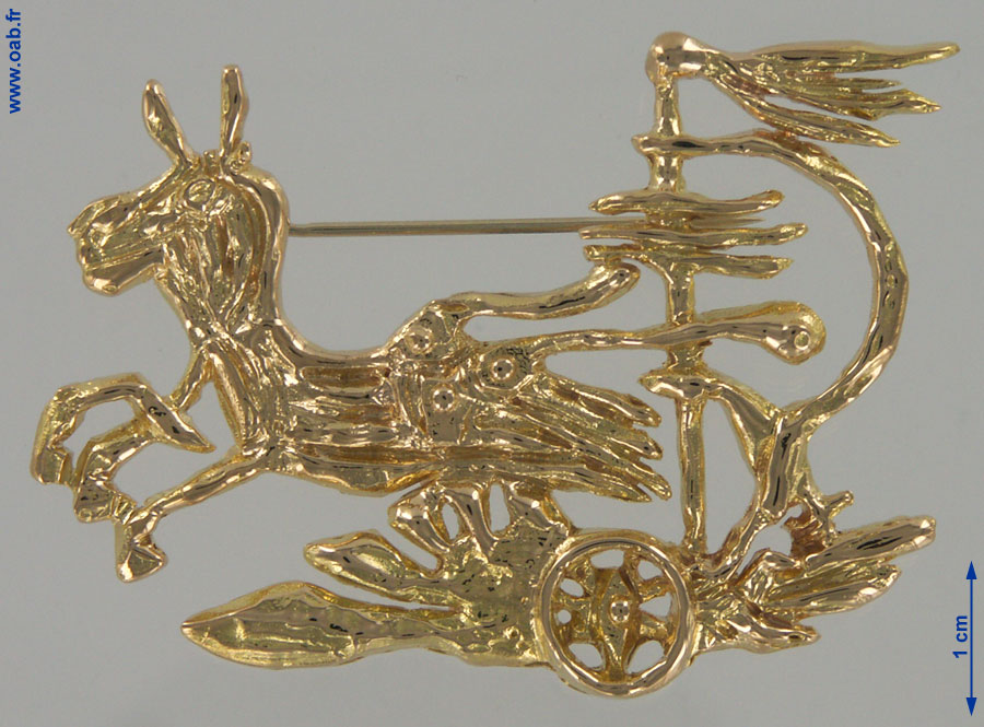Le char de Médée, broche
