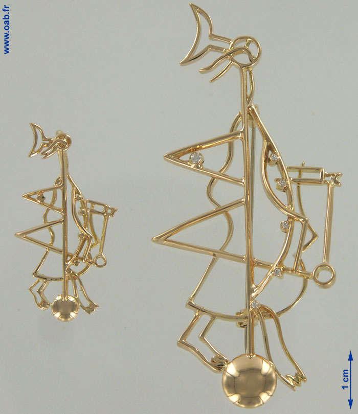 pendentif et broche Hermès