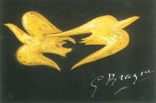 gouache Zetes et Calaïs
