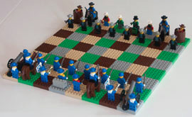 jeu d'échecs Far-west