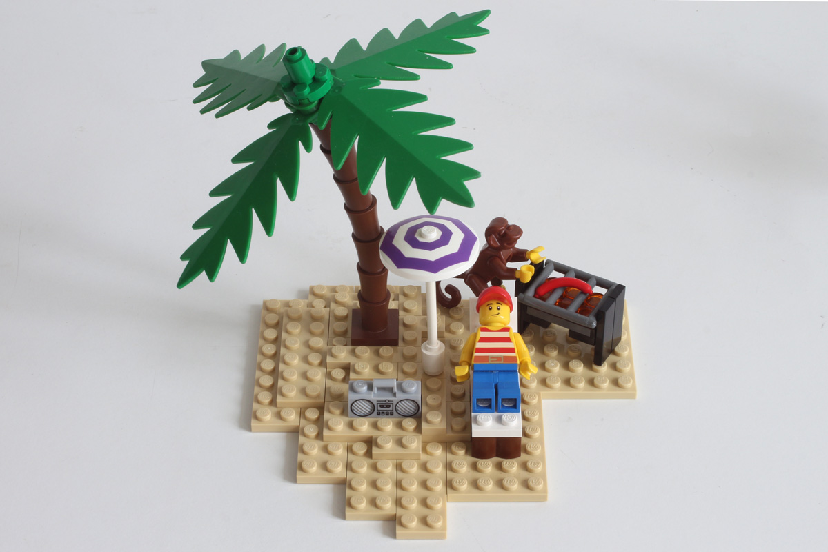 île Lego un peu de vent