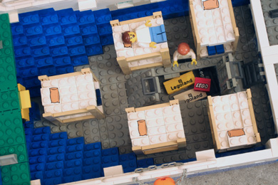 trappe jeux Legos