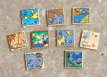 cartes aux trésors Lego