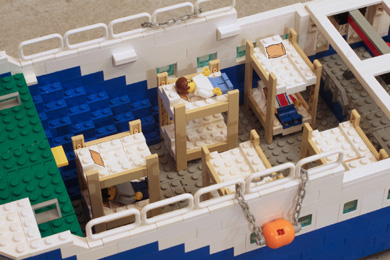 dortoir bateau Lego