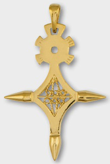 Grande Croix Du Sud Touareg Agadez En Argent 925 Avec Cordon Cuir