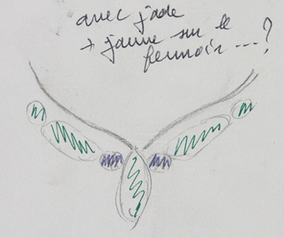 dessin collier