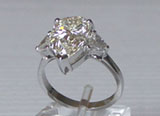 bague diamant poire