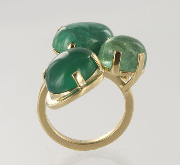 émeraude, malachite, agate verte