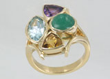 bague grandes pierres