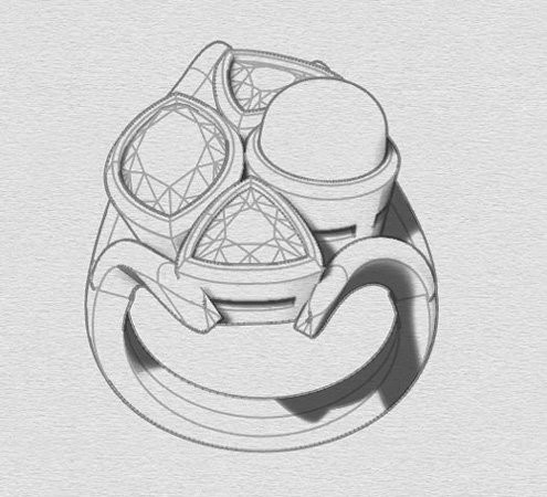 dessin bague