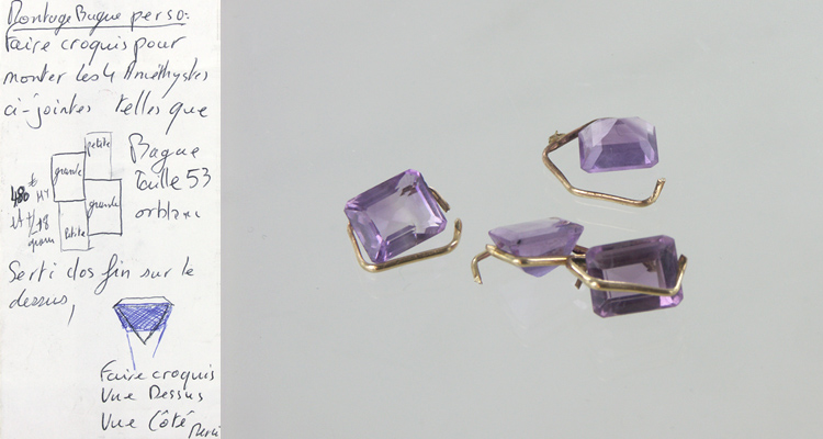 croquis bague