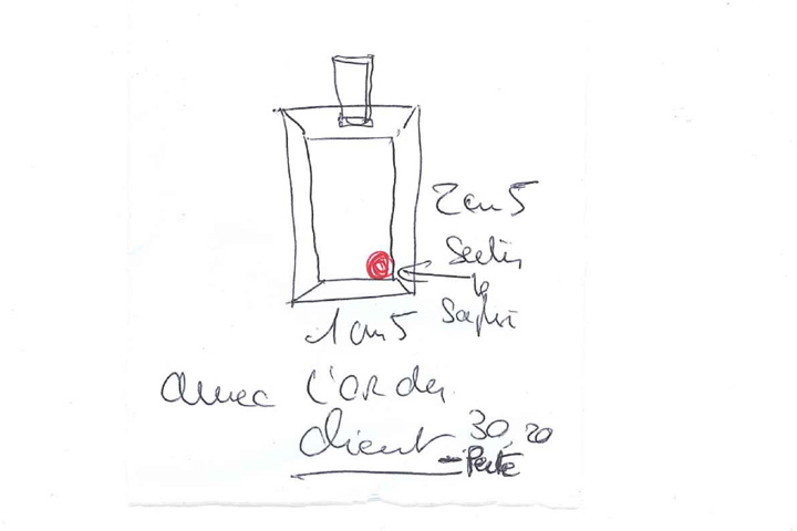 dessin pendentif lingot d'or