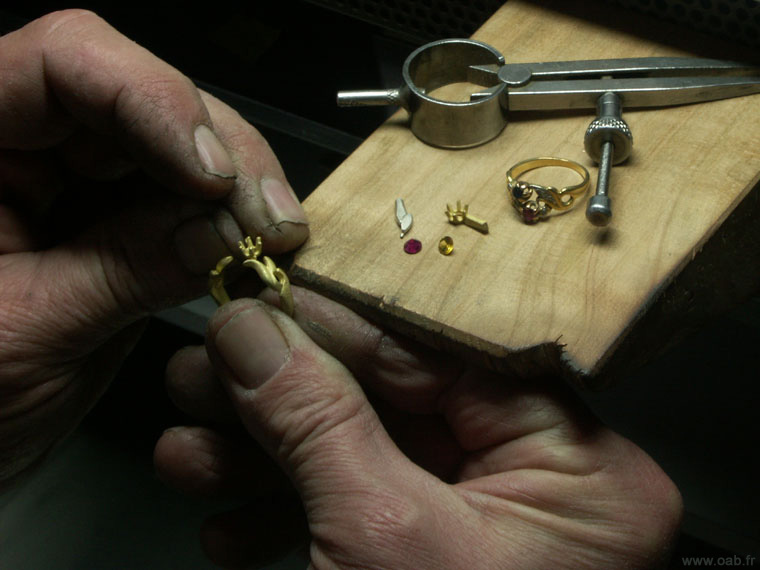 fabrication nouvelle bague