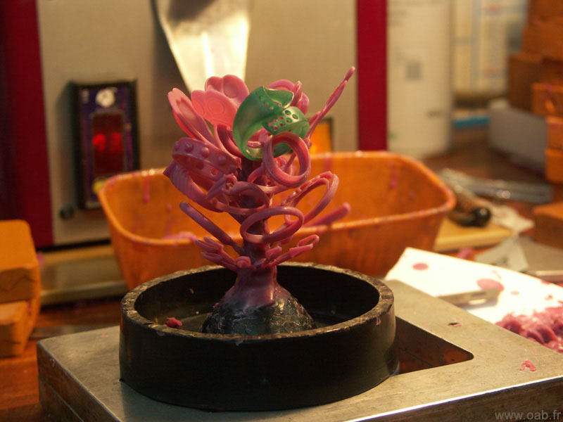 arbre des bijoux en cire