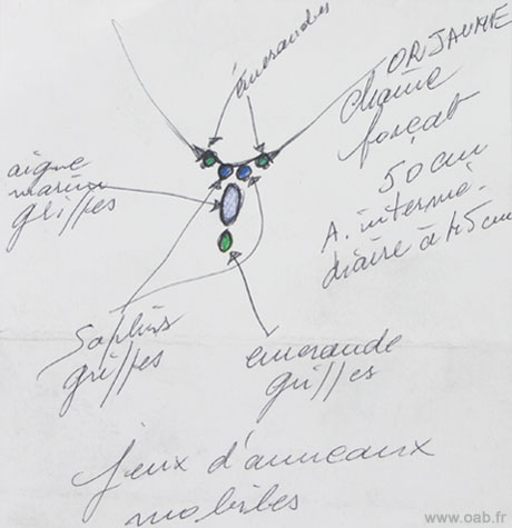 dessin collier