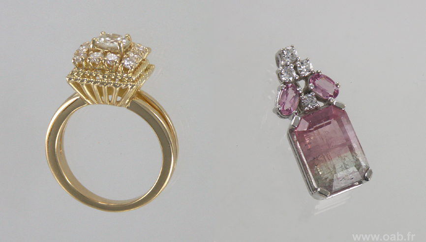 bague et pendentif