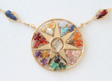 pendentif et collier pierres fines