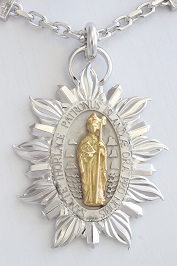 médaille Saint Thorlac lave basalte