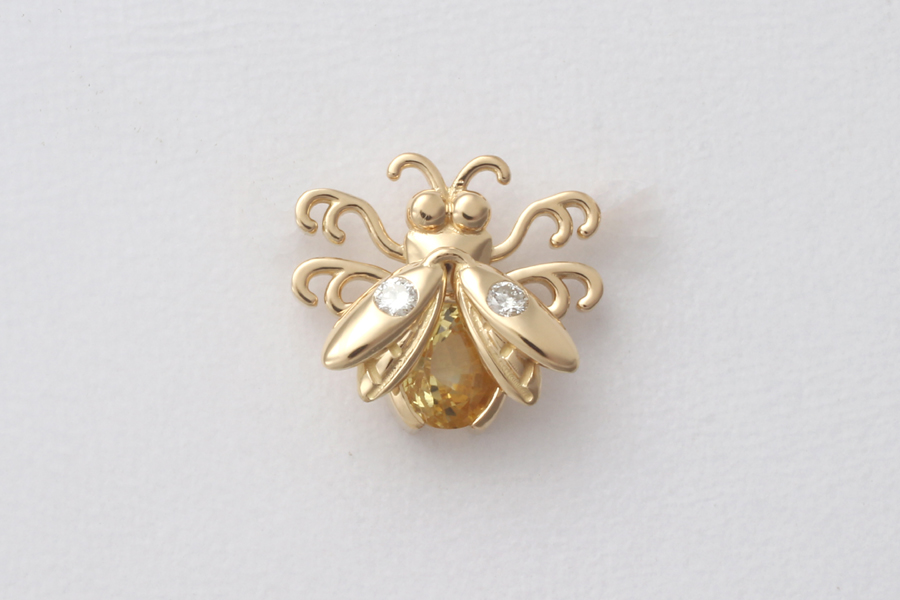 création pendentif luciole