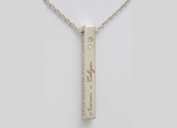 collier pendentif barrette