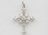 croix or blanc et diamants