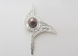 pendentif perle Tahiti et argent