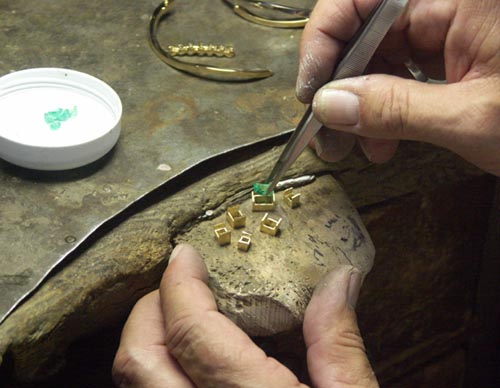 fabrication du pendentif