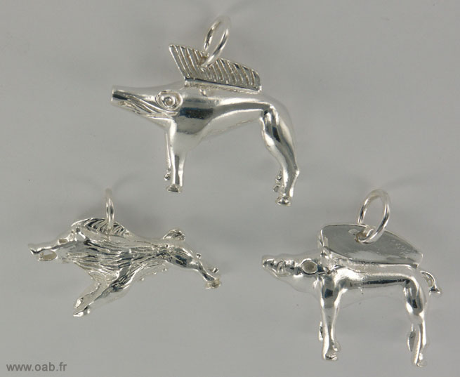 pendentifs sangliers celtes