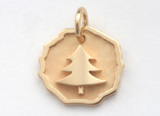 médaille "sapin" en or