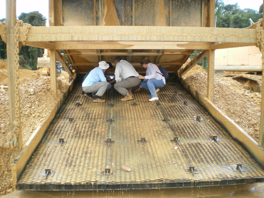 alvéoles tapis caoutchouc