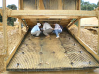 alvéoles tapis caoutchouc