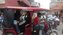 tuk tuk à Jaipur